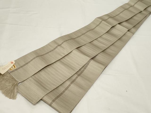 平和屋着物●男性 角帯 宝来織 間道 正絹 逸品 未使用 CAAZ6413dy