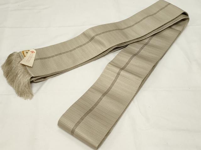 平和屋着物●男性 角帯 宝来織 間道 正絹 逸品 未使用 CAAZ6413dy