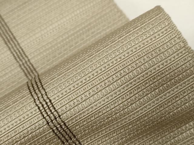 平和屋着物●男性 角帯 宝来織 間道 正絹 逸品 未使用 CAAZ6413dy