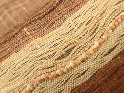 平和屋着物▽スリーシーズン 春夏秋 太鼓柄袋帯 すくい織 吉祥文 正絹 逸品 未使用 CAAZ6475dy
