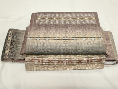 平和屋着物●ワンタッチつけ帯　花織　吉祥文　やまと誂製　正絹　逸品　CAAZ6482dy