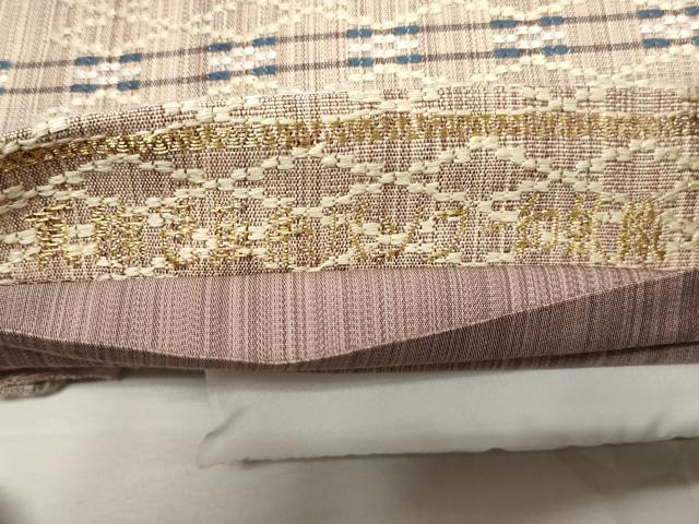 平和屋着物●ワンタッチつけ帯　花織　吉祥文　やまと誂製　正絹　逸品　CAAZ6482dy