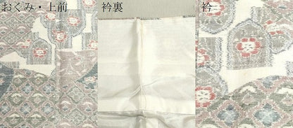 平和屋着物●小千谷紬　縞　正絹　逸品　CAAZ6492dy
