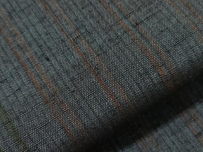 平和屋着物●上質な紬 縞 正絹 逸品 CAAZ6494dy