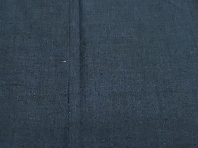 平和屋着物●男性　紬　濃紺地　正絹　逸品　CAAZ6497dy