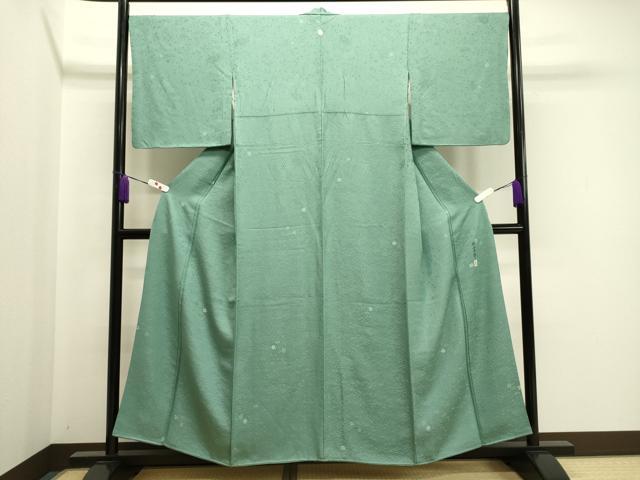 平和屋着物●本加賀友禅作家　柿本市郎監修　小紋　松竹梅花文　正絹　逸品　CAAZ6504dy