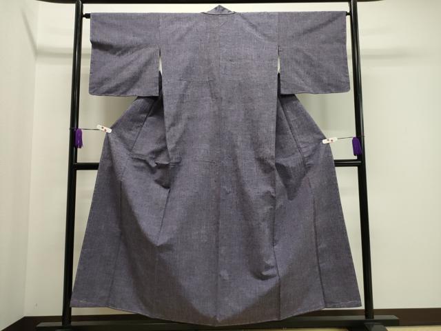 平和屋着物●上質な紬　霞文　正絹　逸品　CAAZ6522dy
