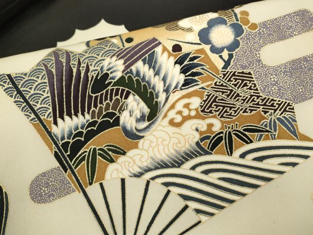 平和屋着物[]お宮参り　男の子　祝着　産着　初着　のしめ　龍　兜　鳳凰吉祥文　金彩　逸品　CAAZ6966ze