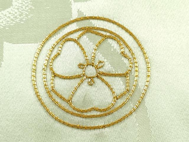 平和屋着物[]お宮参り　男の子　祝着　産着　初着　のしめ　鷹　立涌松花文　暈し染め　金銀彩　逸品　CAAZ6978ze