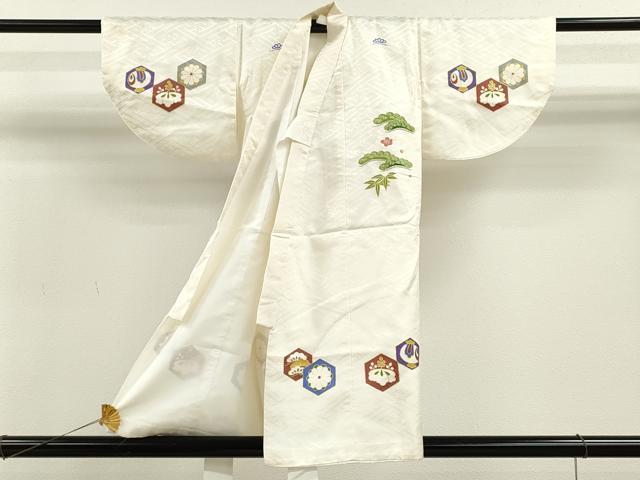 平和屋着物[]七五三　男の子　祝着・被布セット　龍　兜　吉祥松文　金彩　逸品　CAAZ6988ze