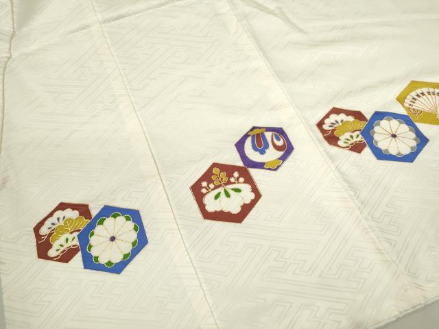 平和屋着物[]七五三　男の子　祝着・被布セット　龍　兜　吉祥松文　金彩　逸品　CAAZ6988ze