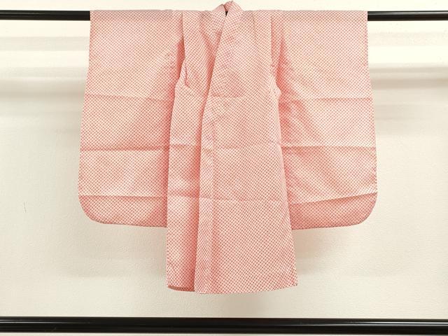 平和屋着物[]七五三　女の子　３歳　祝着　三つ身　長襦袢・被布セット　鴛鴦舞梅文　金彩　洗える着物　CAAZ7011ze