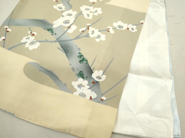 平和屋着物[]お宮参り　男の子　祝着　産着　初着　のしめ　龍　兜　風景梅文　逸品　CAAZ7068ze