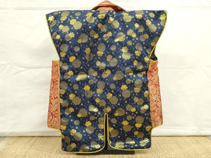 平和屋着物[]陣羽織　五月人形　端午の節句　子供の日　金襴　スタンド・箱付き　金彩　CAAZ7071ze