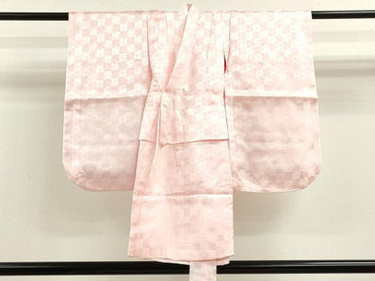 平和屋着物[]七五三　女の子　３歳　祝着　三つ身　長襦袢セット　駒刺繍　草花文　金彩　CAAZ7074ze