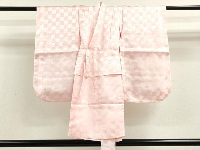 平和屋着物[]七五三　女の子　３歳　祝着　三つ身　長襦袢セット　駒刺繍　草花文　金彩　CAAZ7074ze