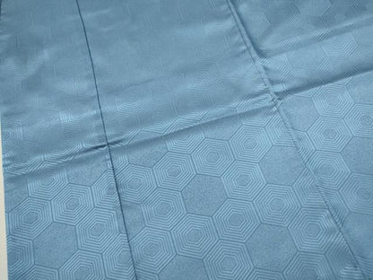 平和屋着物[]七五三　男の子　祝着・羽織・行灯袴セット　薄縹色　駒刺繍　鷹　宝尽くし　洗える着物　CAAZ7083ze