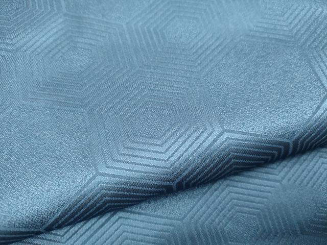 平和屋着物[]七五三　男の子　祝着・羽織・行灯袴セット　薄縹色　駒刺繍　鷹　宝尽くし　洗える着物　CAAZ7083ze