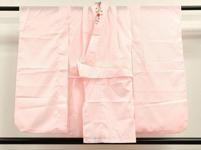 平和屋着物[]七五三　女の子　７歳　祝着　四つ身　袋帯セット　折り鶴　鞠枝花文　暈し染め　金彩　逸品　CAAZ7084ze