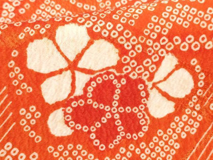 平和屋着物[]七五三　女の子　７歳　祝着　四つ身　長襦袢セット　駒刺繍　吉祥草花文　洗える着物　CAAZ7100ze