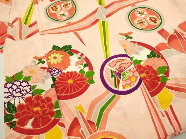 平和屋着物[]アンティーク 大正ロマン 七五三 女の子 7歳 祝着 四つ身