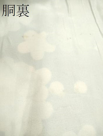 平和屋着物[]七五三　女の子　３歳　祝着　三つ身　扇面草花文　金彩　逸品　CAAZ7104ze