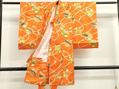 平和屋着物[]お宮参り　女の子　祝着　産着　初着　のしめ　鈴吉祥花文　金彩　逸品　CAAZ7123ze