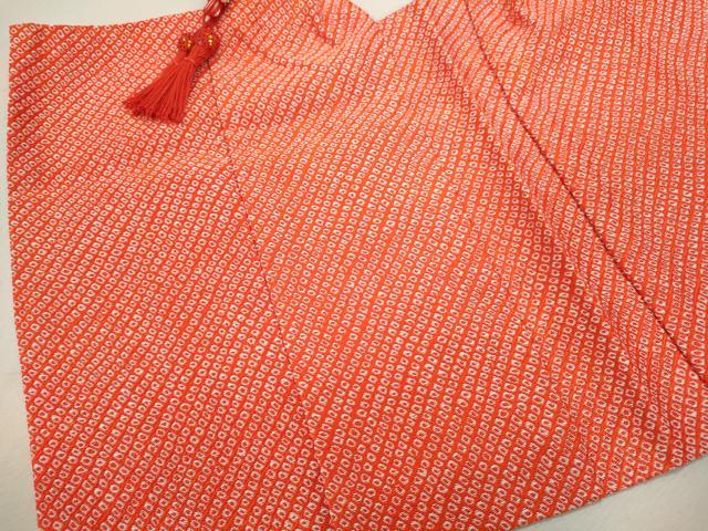 平和屋着物[]七五三　女の子　３歳　被布　鹿の子文様　逸品　CAAZ7137ze