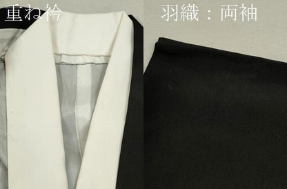 平和屋着物[]七五三　男の子　祝着・羽織・長襦袢・袴・小物セット　鷹　片輪車文　黒地　金彩　逸品　CAAZ7165ze