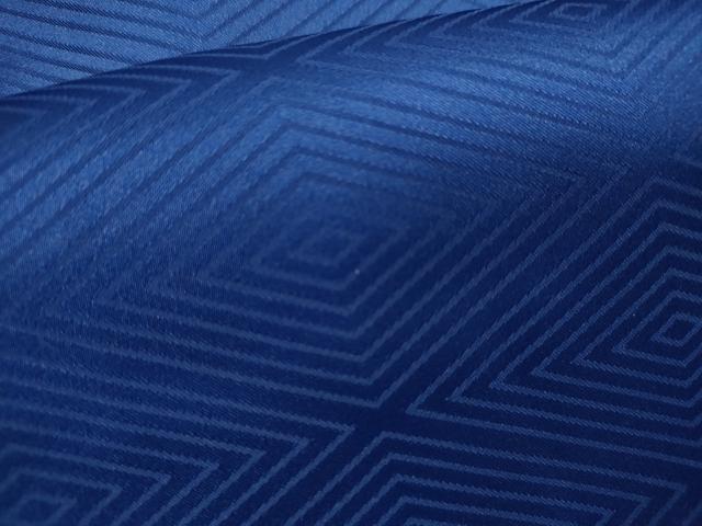 平和屋着物[]七五三　男の子　祝着・羽織・長襦袢・袴セット　駒刺繍　扇面青海波　紺色　洗える着物　CAAZ7198ze