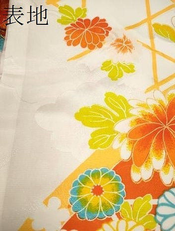 平和屋着物[]お宮参り　女の子　祝着　産着　初着　のしめ　刺繍　御所車草花文　金彩　洗える着物　CAAZ7200ze