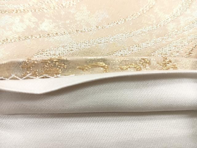 平和屋着物◎六通柄袋帯 綾つづれ 遠山風景文 引箔錦 正絹 逸品 CAAZ7313nb