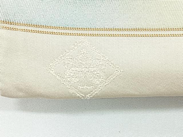 平和屋着物◎太鼓柄袋帯 唐織 正倉院花文 金糸 正絹 逸品 CAAZ7319nb