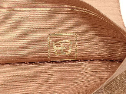 平和屋着物◎太鼓柄袋帯　作家物　流線文　金銀糸　正絹　逸品　CAAZ7747in