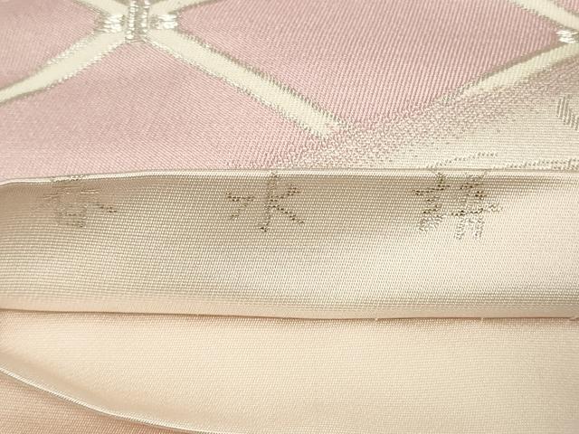 平和屋着物◎六通柄袋帯 春水譜 流水花鳥文 藤花房 金銀糸 正絹 逸品 CAAZ7866in