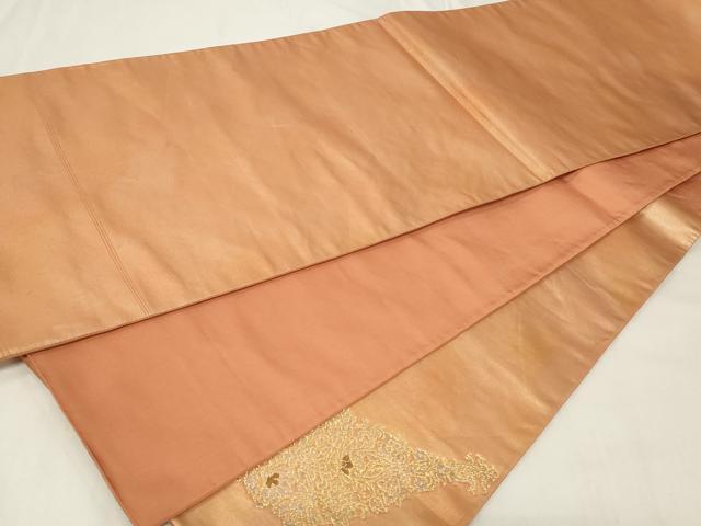 平和屋着物◎太鼓柄袋帯 更紗花文 金銀糸 正絹 逸品 CAAZ7891in