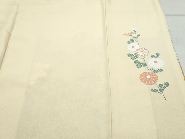 平和屋着物●訪問着 総刺繍 草花文 金糸 正絹 逸品 CAAZ8011vf