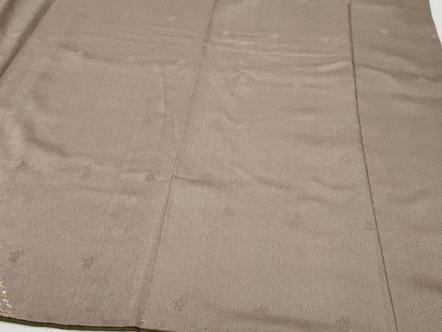 平和屋着物●訪問着　絞り　刺繍　籬草花文　金彩　正絹　逸品　CAAZ8026vf