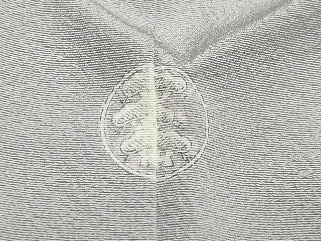 平和屋着物●上質な色無地 牡丹鼠色 正絹 逸品 CAAZ8039vf