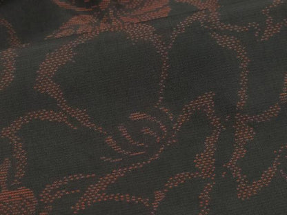 平和屋着物●本場大島紬　花蝶文　正絹　逸品　CAAZ8065vf