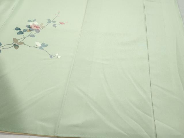 平和屋着物●訪問着　友禅　枝花文　正絹　逸品　CAAZ8069vf