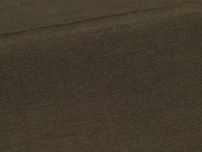 平和屋着物●男性　紬　アンサンブル　涅色　正絹　逸品　未使用　CAAZ8083vf
