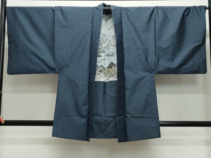 平和屋着物●男性 本場大島紬 アンサンブル 亀甲柄 正絹 逸品 CAAZ8087vf