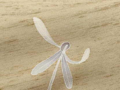 平和屋着物●訪問着　作家物　白山紬　枝花文　正絹　逸品　CAAZ8101vf