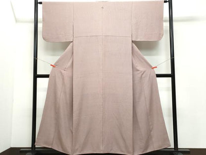 平和屋着物●江戸小紋 黒岩秀硯 角通し 正絹 逸品 CAAZ8102vf