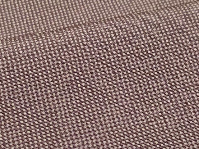 平和屋着物●江戸小紋 黒岩秀硯 角通し 正絹 逸品 CAAZ8102vf