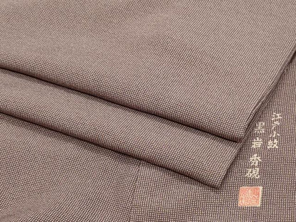 平和屋着物●江戸小紋 黒岩秀硯 角通し 正絹 逸品 CAAZ8102vf