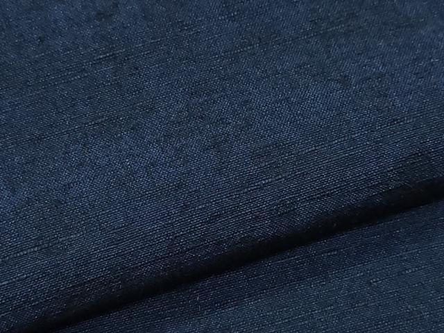 平和屋着物●男性 紬 濃紺色 正絹 逸品 未使用 CAAZ8109vf