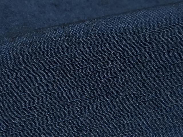 平和屋着物●男性 紬 濃紺色 正絹 逸品 未使用 CAAZ8109vf