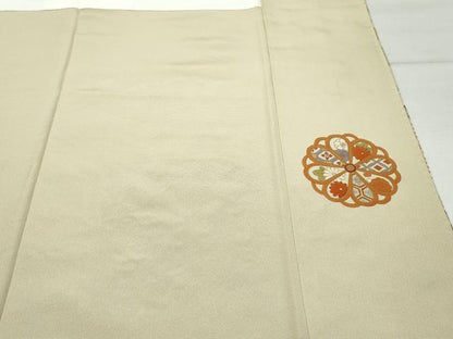 平和屋着物●訪問着 総刺繍 吉祥草花文 金彩 正絹 逸品 CAAZ8113vf
